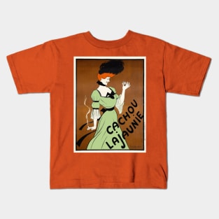 Cachou Lajaunie Leonetto Cappiello Date: 1900 Kids T-Shirt